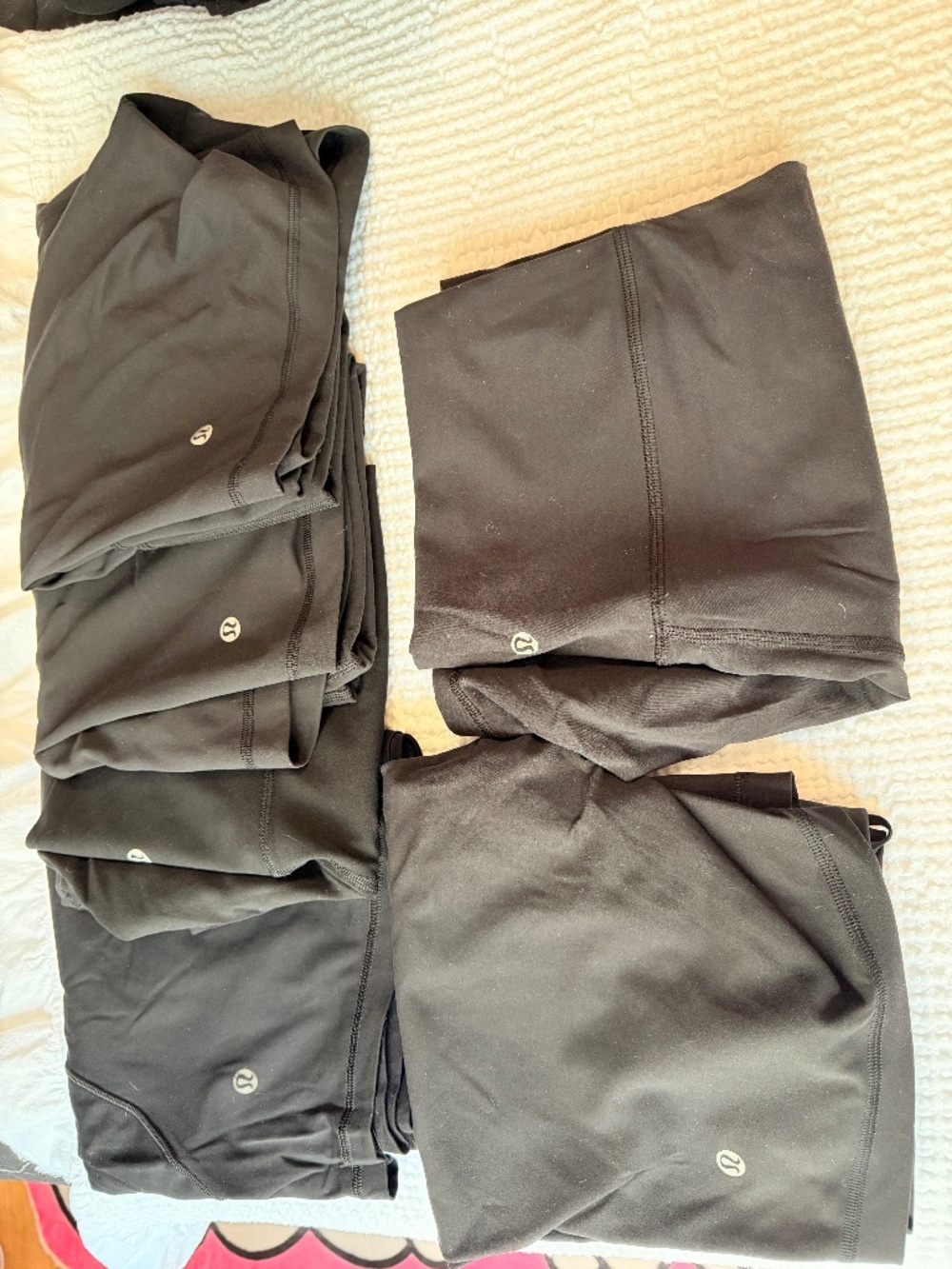 Lot of biker shorts